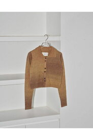 【ご予約会開催中】Gradation Knit Shirts -CAMEL (12420505) Todayful(トゥデイフル)