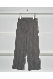 【ご予約会開催中】Stripe Twill Trousers -DARK GRAY (12420701) Todayful(トゥデイフル)