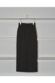 【ご予約会開催中】Stripe Pencil Skirt -BLACK (12420801) Todayful(トゥデイフル)