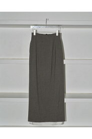 【ご予約会開催中】Cutoff Pencil Skirt -CHARCOAL GRAY (12420802) Todayful(トゥデイフル)