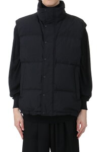 STROLLER DOWN VEST - CHARCOAL (AODWDW304BK) ANOTHER OFFICE(�A�i�U�[�E�I�t�B�X)
