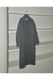 【受注会開催中】【P5倍】Wool Over Coat -CHARCOAL GRAY(12420005) Todayful(トゥデイフル)