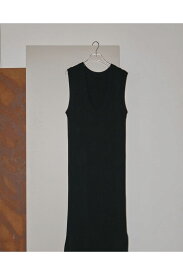 【受注会開催中】【P5倍】Uneck Knit Dress -BLACK(12420312) Todayful(トゥデイフル)