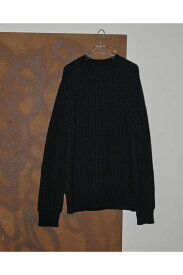 【受注会開催中】【P5倍】Lowgauge Knit Pullover -BLACK (12420521) Todayful(トゥデイフル)
