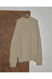【受注会開催中】【P5倍】Lowgauge Knit Pullover -NATURAL (12420521) Todayful(トゥデイフル)