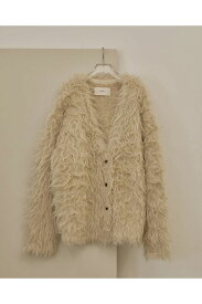 【受注会開催中】【P5倍】Brashed Mix Cardigan -ECRU(12420527) Todayful(トゥデイフル)