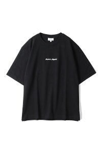 �yP5�{�zMAISON KITSUNE EMBROIDERY OVERSIZE TEE-SHIRT - BLACK (OM00122KJ0119) Maison Kitsune -Men-(���]���L�c�l)