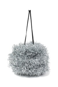 �yP10�{�zCHEERLEADING POMPON BAG - SILVER (25SS63BG59) doublet(�_�u���b�g)