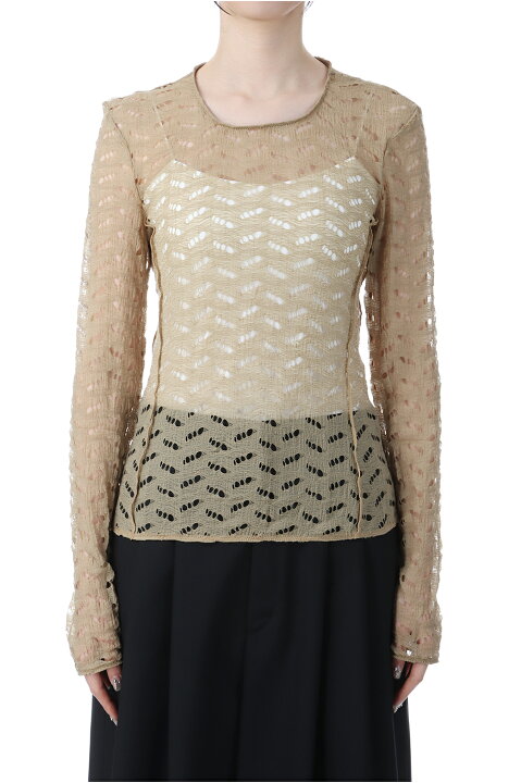 楽天市場】Jacquard Long T-shirts - BEIGE (12510602) Todayful 