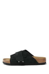 Kyoto / Nubuck Suede Leather - BLACK Birkenstock(rPVgbN)