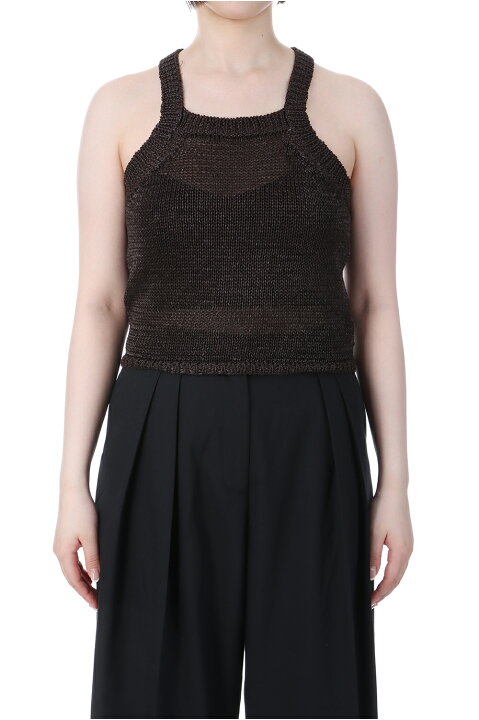アンヌーク anuke Padin Knit Tanktop ブラウン 新品 楽天市場】【SALE  