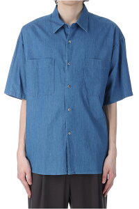 Writer Denim Shirt - Mid Blue (AOESSH006) ANOTHER OFFICE(�A�i�U�[�E�I�t�B�X)