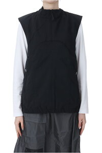 �yP5�{�zCURVE STITCH NYLON VEST / BLACK (25SS-L2-06) MARMOT CAPITAL -Women(�}�[���b�g�L���s�^��)