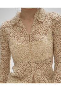 Mohair Crochet Knitshirts - IVORY (12520511) Todayful(�g�D�f�C�t��)