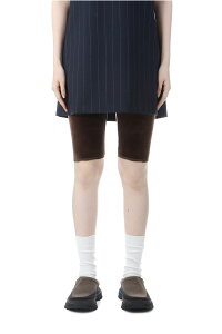 Velour Half Leggings -BROWN (12520709) Todayful(�g�D�f�C�t��)