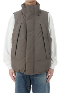 WINDSTOPPER(R) FIELD DOWN VEST - BROWN KHAKI (BW-18025W) DAIWA PIER39(_C sA39)