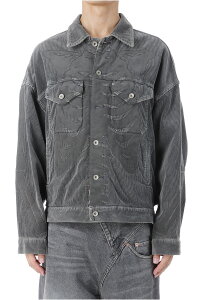 �yP10�{�zBONE APPLIQUE CORDUROY JACKET - GREY (25AW30BL238) doublet(�_�u���b�g)