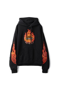 �yP10�{�z1/F FLUCTUATION LENTICULAR HOODIE - BLACK (25AW45CS408) doublet(�_�u���b�g)