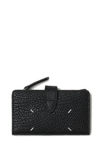 yP5{zFour stitches zip wallet - Black (SA1VX0019-P4455) Maison Margiela(]}WF)
