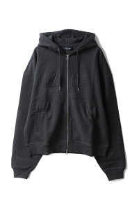 Reverse French Terry Zip Hoodie - Heather Black (DIMEFA259BLK) Dime(�_�C��)