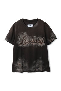�yP10�{�zLUXUARY MUD PAINT T-SHIRT - BROWN (26SS40CS434) doublet(�_�u���b�g)