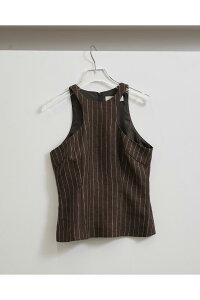 Stripe Americansleeve Tops - BROWN (12610429) Todayful(�g�D�f�C�t��)