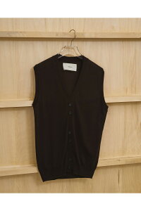 Tencelsilk Knit Vest - DARK BROWN (12610517) Todayful(�g�D�f�C�t��)