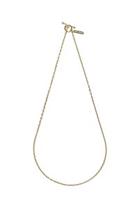Tiny Solid Anchor Link Necklace -50cm/Gold- (XON046-50G) XOLO JEWELRY(�V���� �W���G���[)