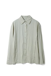 Sidetuck Silky Shirts -MINT (12610410) Todayful(�g�D�f�C�t��)