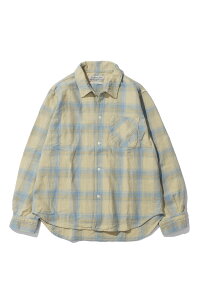 Vintage Check Shirt - YELLOW (RN30389056) Remi Relief(���~�����[�t)