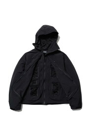 CPG LIGHT STEALTH JACKET - BLACK (26SS-CPG-01 / FS1921) F-LAGSTUF-F(フラグスタフ)