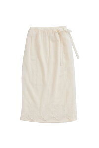 LACE APRON SKIRT - 01 WHITE (26SMSSK03) Shinzone(�V���]�[��)