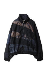 Dear Boro Nylon Transfer Priniting Jacket - BLACK (793-6155005) DEAR BORO(�f�B�A�{��)