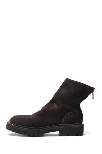 BACK ZIP BOOT, REVERSE - CV60T�iBROWN�j (796V) GUIDI(�O�C�f�B)