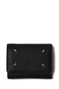 Four stitches Tri Fold Wallet - T8013 Black (SA3UI0010-P4455) Maison Margiela(���]���}���W�F��)
