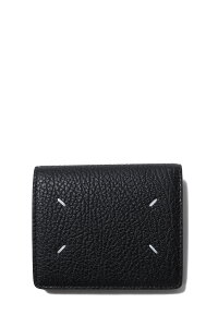 Four Stitches Bi Fold Wallet -T8013 Black (S56UI0140-P4455) Maison Margiela(���]���}���W�F��)