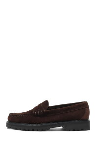 WEEJUN 90 LARSON SUEDE - CHOCOLATE (BA11512) G.H BASS(�o�X)