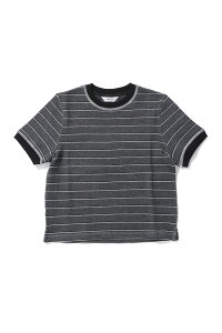 Border Ringer Tee -CHARCOAL GRAY (12610619) Todayful(�g�D�f�C�t��)