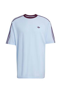 BRITCORE SHORT-SLEEVE RINGER T-SHIRT - CRYSTAL SKY S26 AE65 (RC2604OM007) adidas Originals(�A�f�B�_�X�I���W�i���X)