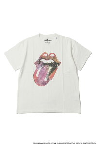 RS lips  tongue TEE - WHITE (RP-RS-001 ) REPLIC@RT(���v���J�[�g)