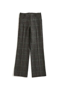 �yP5�{�zBRITISH WOOL CHECKED TROUSERS - 48 BROWN (26AMSPA03) Shinzone(�V���]�[��)