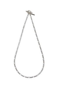 Figaro Link Necklace -4mm- / Silver (XON050-50) XOLO JEWELRY(�V���� �W���G���[)