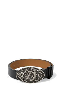 Skull Leather Belt - Black (DIMED2FA2654BLK) Dime(�_�C��)