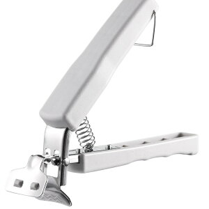 2個セット 鍋つかみ トッペギ掴み トング 鉄板 パングリッパー 先端シリコン 取っ手 フライパンハンドル 鍋つかみ ブラック 17.5cm 上向きでも下向きでもはさめる すべり止め付き 収納フック