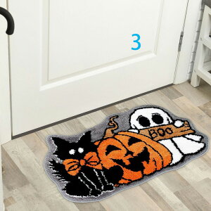 玄関マット ドアマット ハロウィンカボチャフロアマット バスマット ラグ 泥落としマットハロウィン装飾 かぼちゃ 柔らかい おしゃれ かわいい 洗いやすい 滑り止め 吸水 耐磨耗性 室内 屋