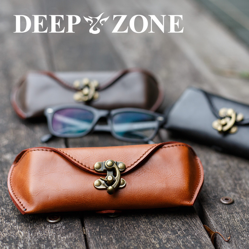 送料無料 ギフト包装 選べるカラー 限定5個 Deep zone メガネケース めがね入れ おしゃれ 値引きする ハードケース プレゼント 眼鏡ケース DEEP レディース メンズ 眼鏡 床革 ZONE ポーチ