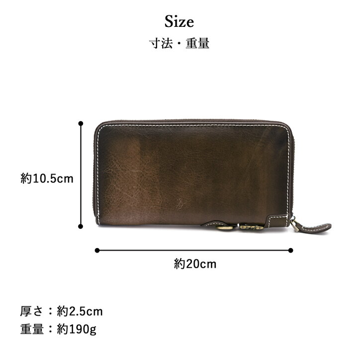 楽天市場】長財布 メンズ 財布 本革 レザー DEEP ZONE 牛革 ウォレット 