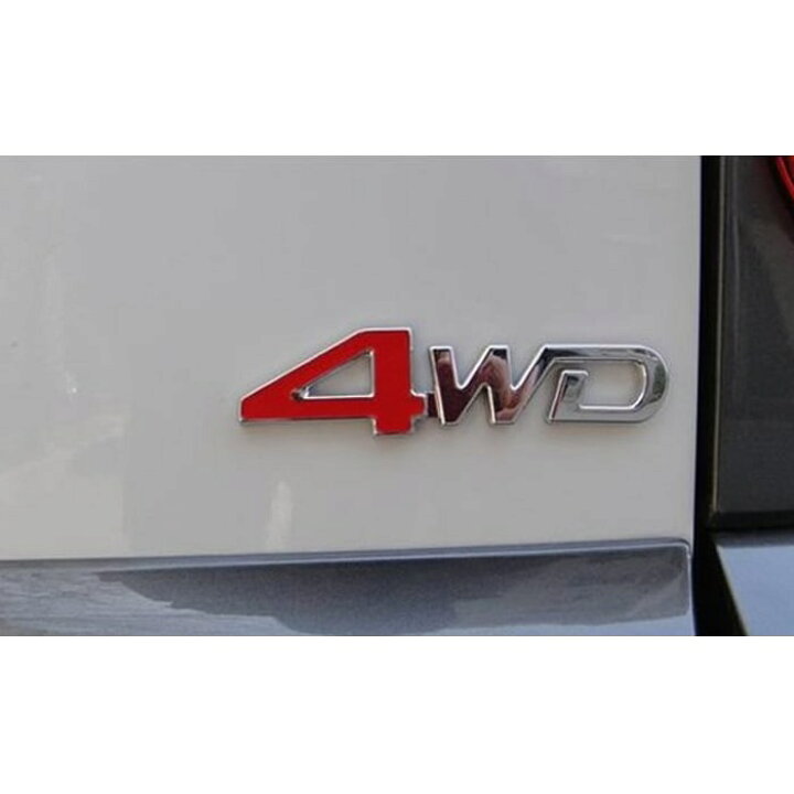 楽天市場 4wd ステッカー 車 カーステッカー 四駆 エンブレム 立体 Deer Shop
