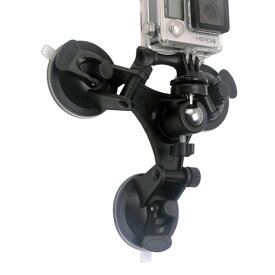 ゴープロ GoPro カメラマウント 吸盤式 カメラスタンド デジカメ 1/4ネジ 吸盤スタンド 吸着 車載カメラ