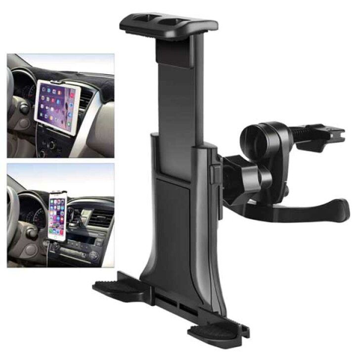 楽天市場 スマホホルダー 車 エアコン吹き出し口 タブレット スマホ 車載 落下防止 車載ホルダー 360度角度調整可 着脱簡単 ナビスタンド Iphone Android Ipad 4 10 5インチ対応 送料無料 Deer Shop